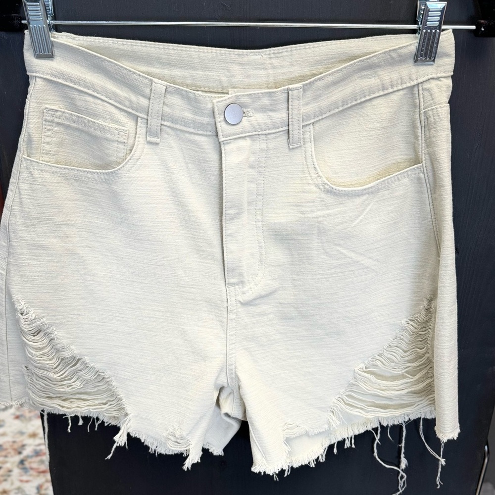 Mello Brand Distressed Shorts